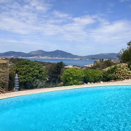 F4 A Porticcio Avec Piscine Et Vue Sur